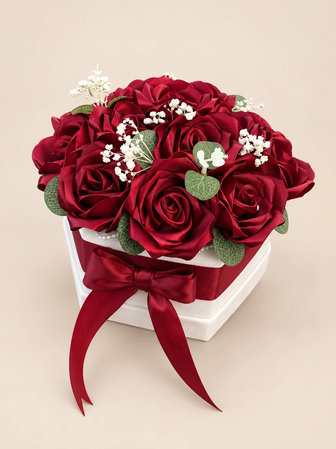 Velvet Heart — Flower boxes, creație VEV FLORALS